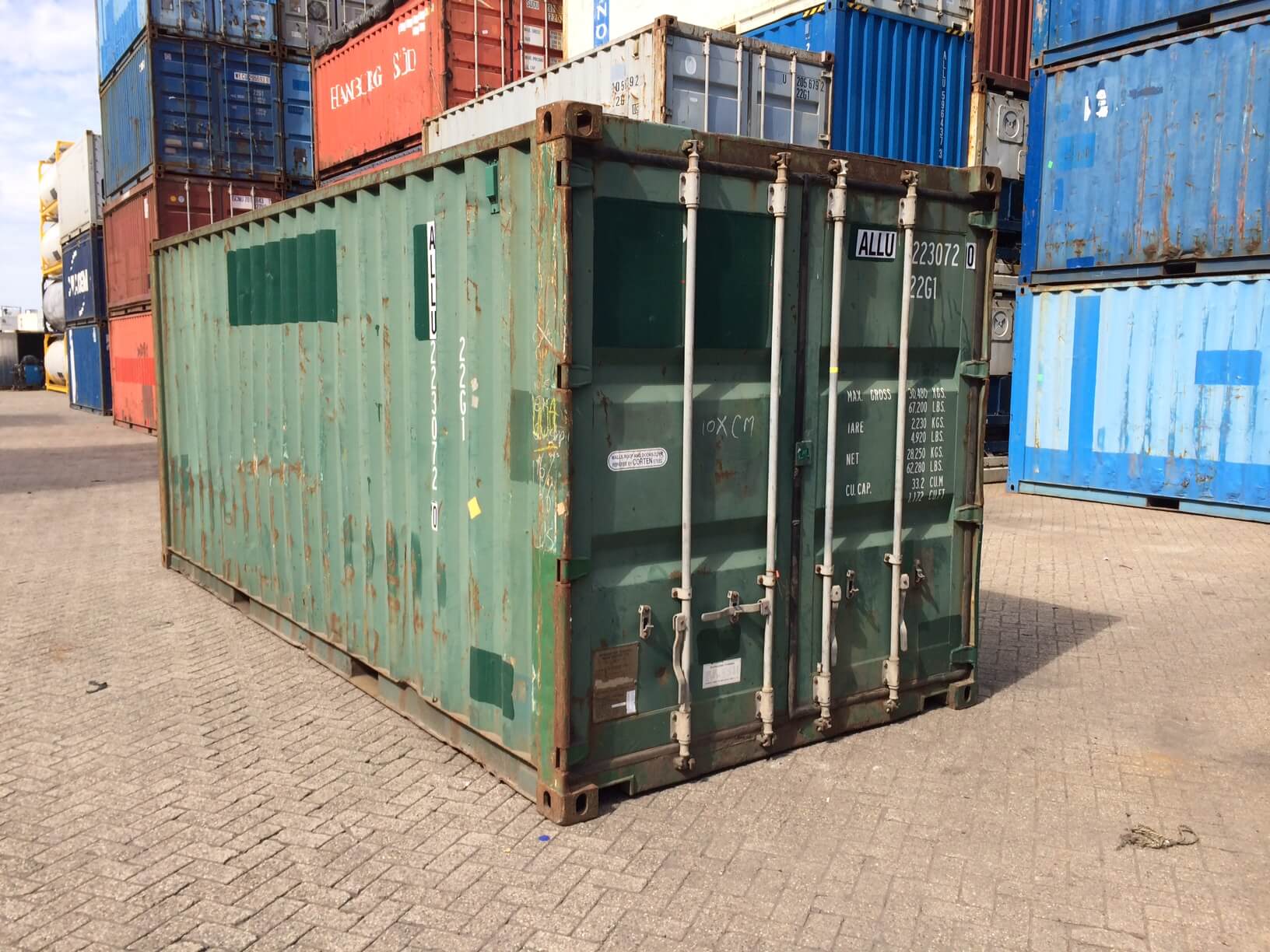 20FT Zeecontainer B-Kwaliteit 01