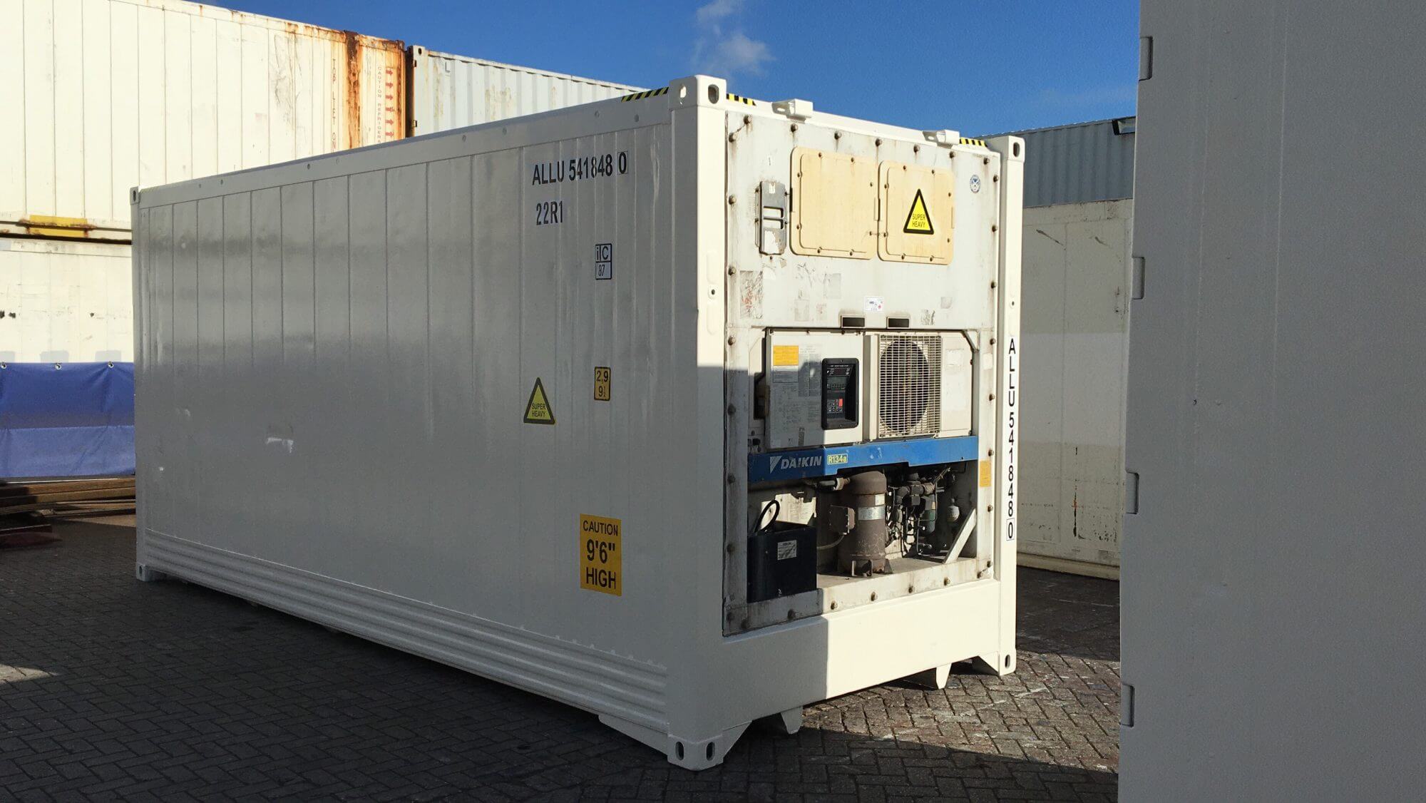 20FT High Cube Reefer Container Ingekort