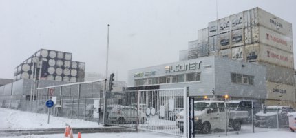 Alconet sneeuw depot 1 gesloten