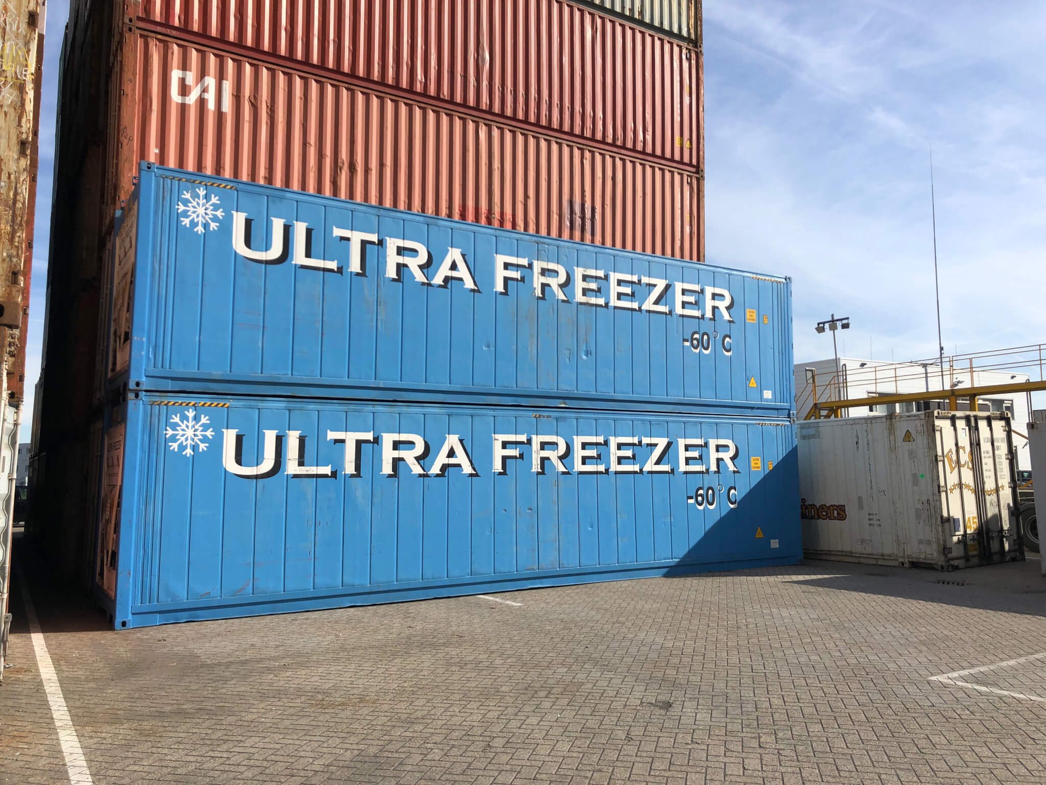 Ultra Freezer reefer containers te huur en te koop bij Alconet Containers Rotterdam